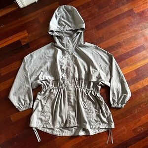Athleta Light Gray Utility Jacket